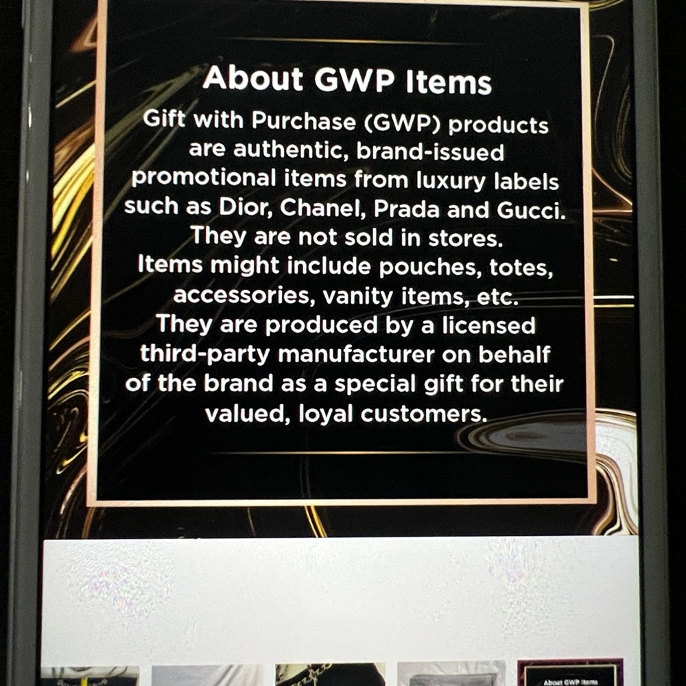 Gucci VIP/GWPCompact Mirror - Picture 5 of 7